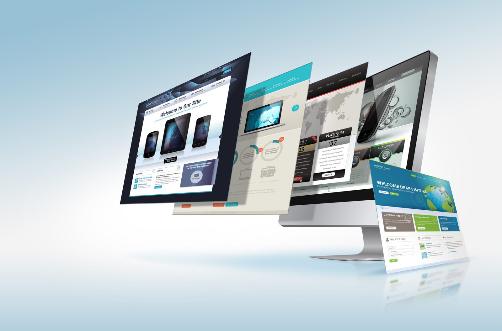 responsive web design dynamic