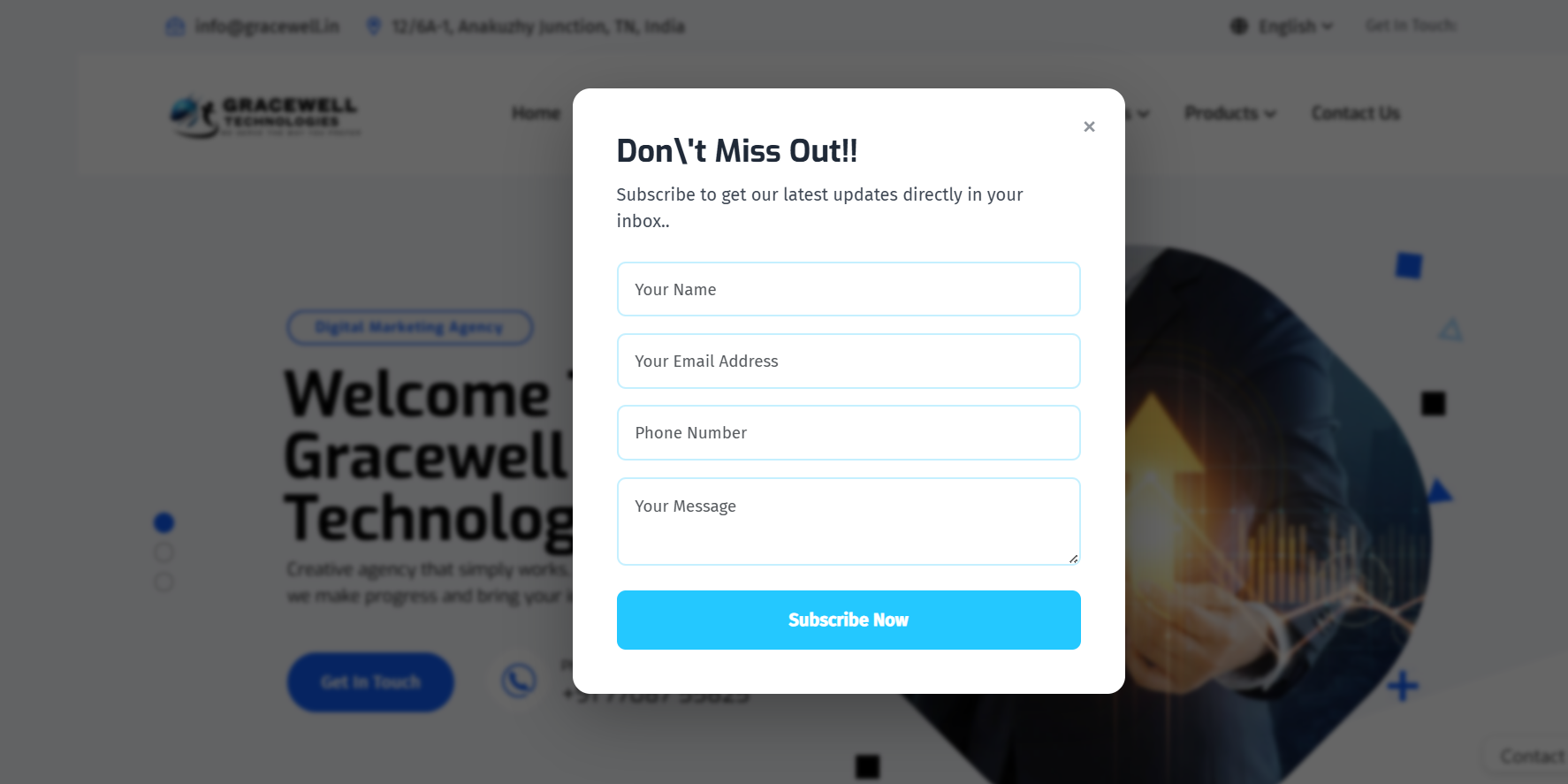 Gracewell LeadForge – Best Free WordPress Popup Plugin for Lead Generation