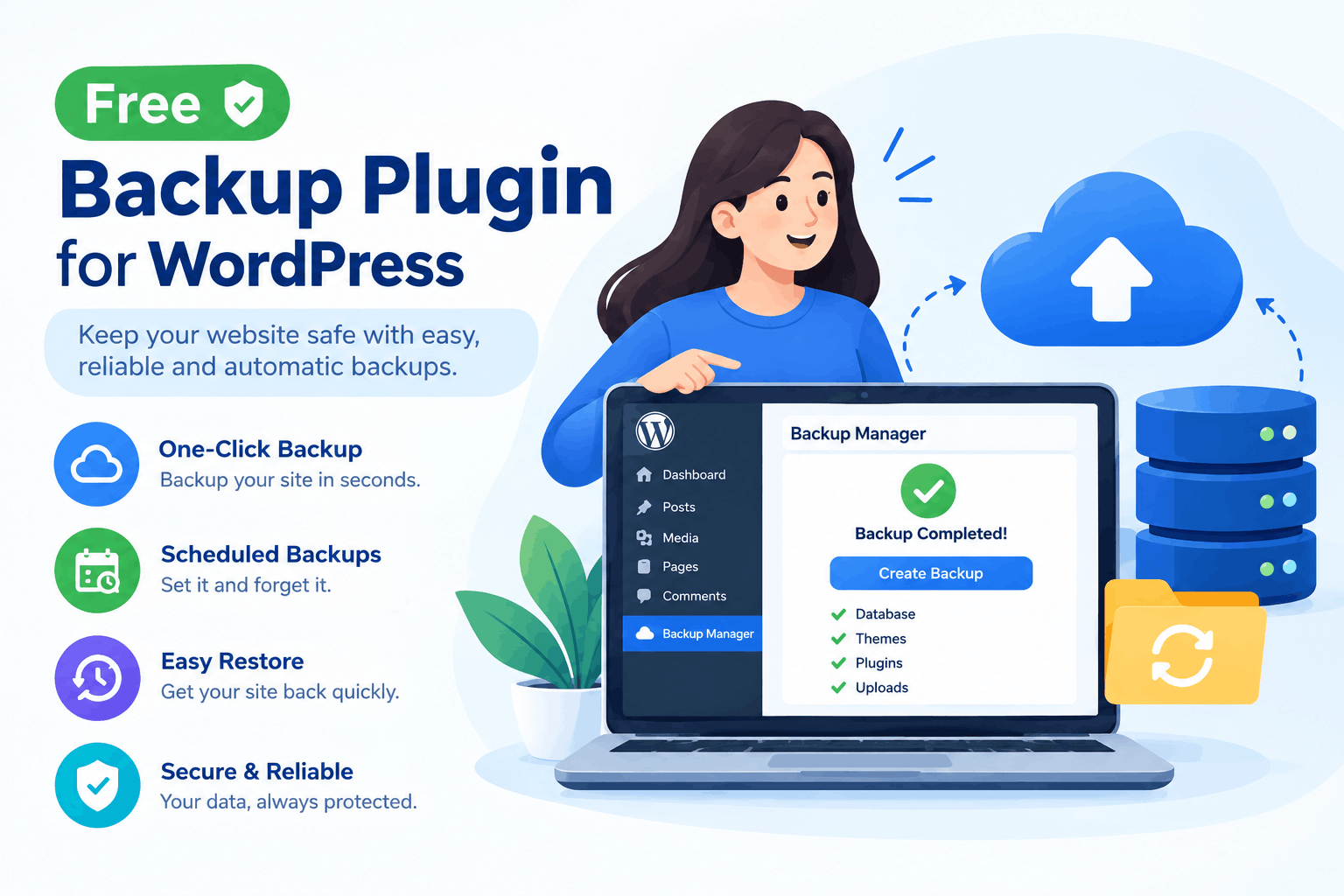 Free backup plugin – Gracewell Backend Manager